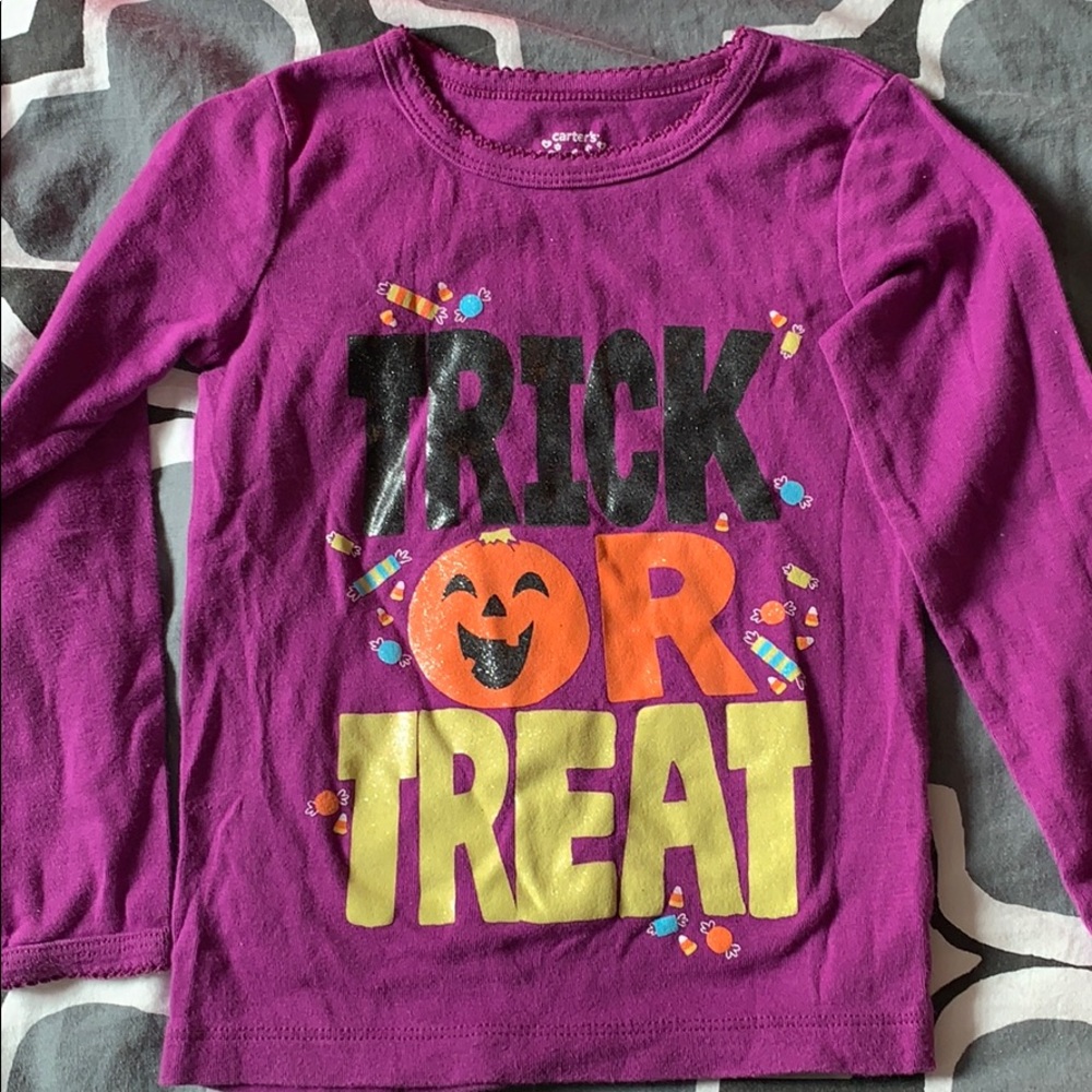 Carters size 4 Halloween long sleeve shirt
